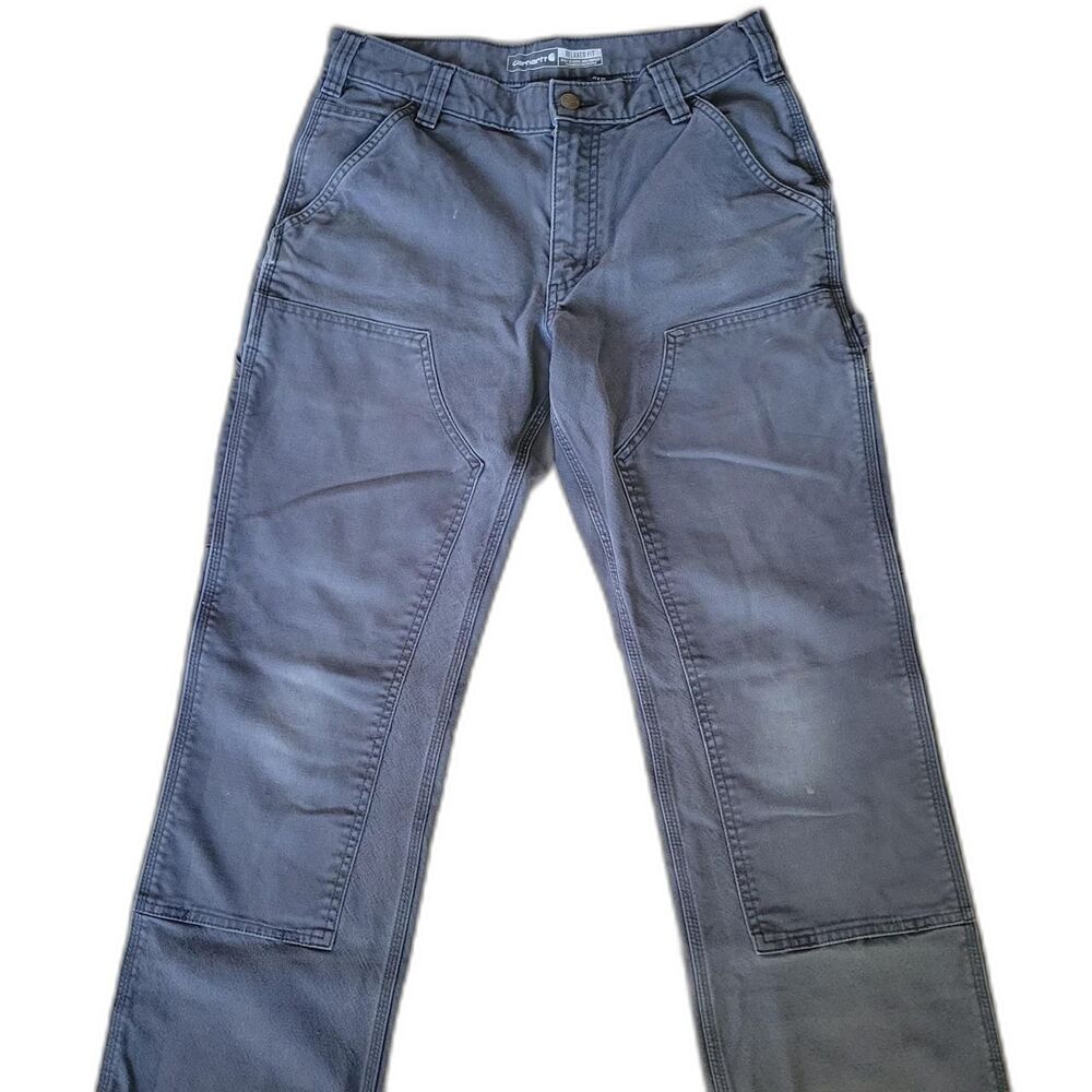 Carhartt Men's/Women's Relaxed Fit Carpenter Work pants 31 x 32 Grey
